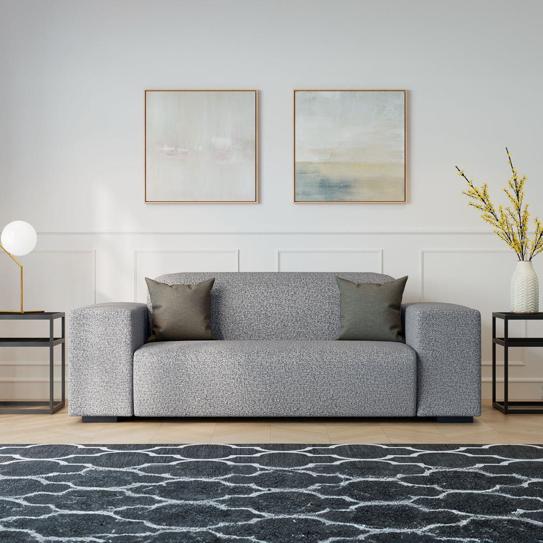 2 Seater Couch Kuba Grey