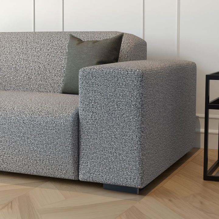 2 Seater Couch Kuba Grey