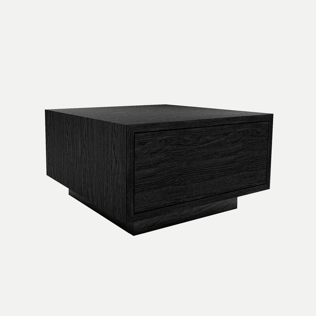 Oak Floating Pedestal Antares Jet Black