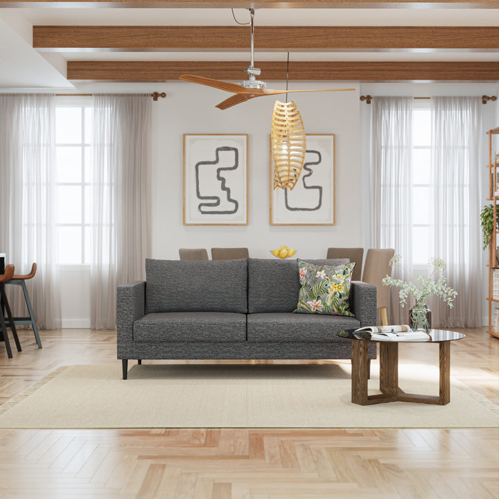 2 Seater Couch Carina Dark Grey