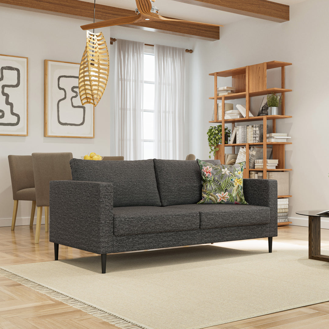 2 Seater Couch Carina Dark Grey