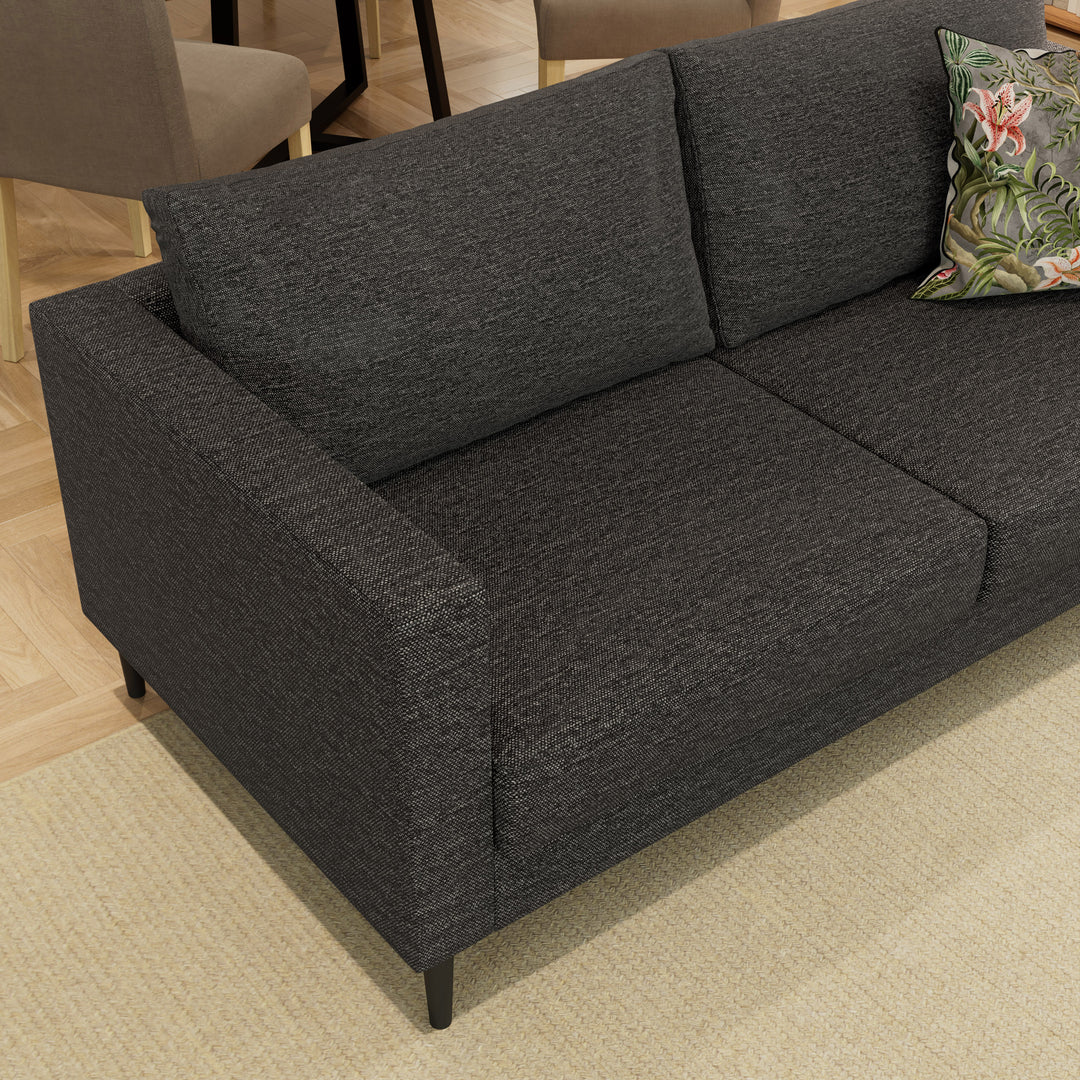 2 Seater Couch Carina Dark Grey