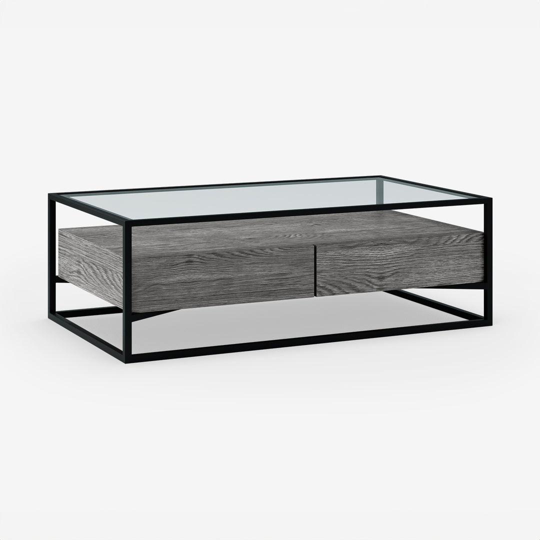 Coffee Table Barbell Monsoon Grey
