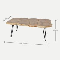 Coffee Table Elva Brown