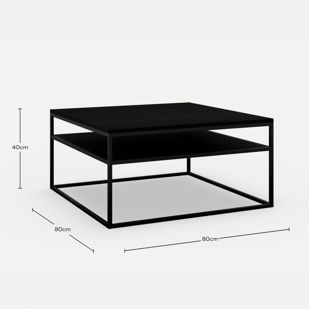 Coffee Table Hill Jet Black