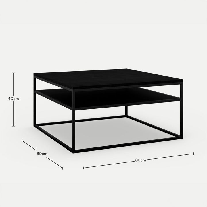 Coffee Table Hill Jet Black