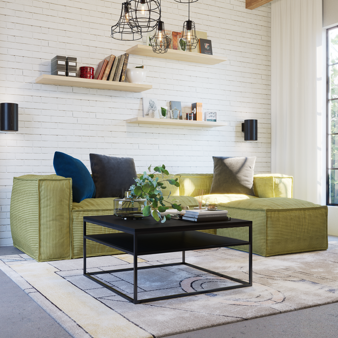 Coffee Table Hill Jet Black