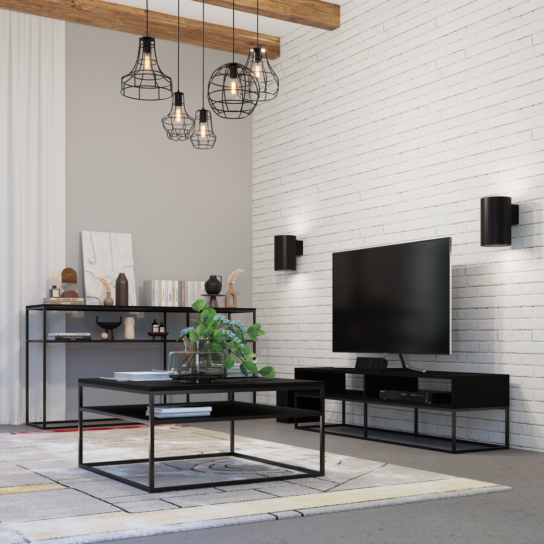 Coffee Table Hill Jet Black