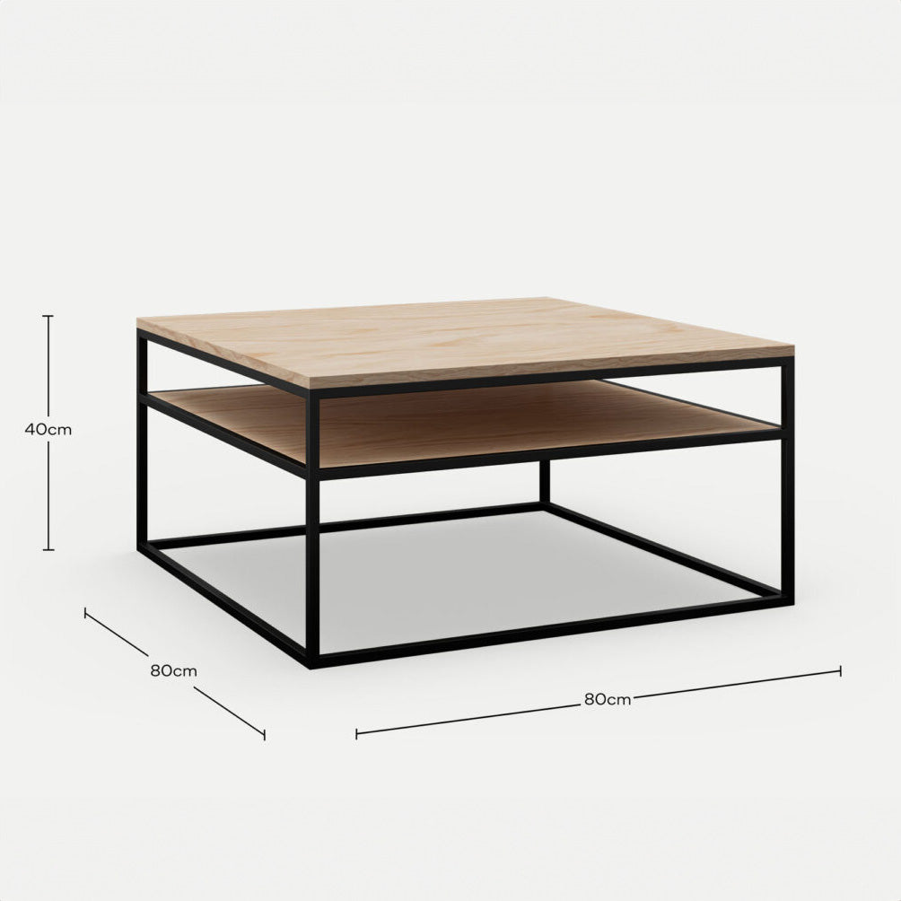 Coffee Table Hill Oak Clear Finish