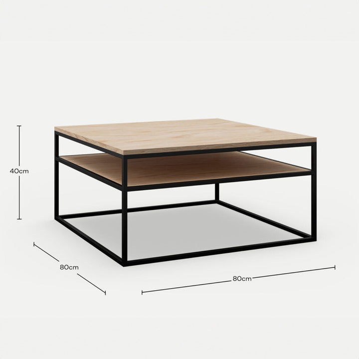 Coffee Table Hill Oak Clear Finish