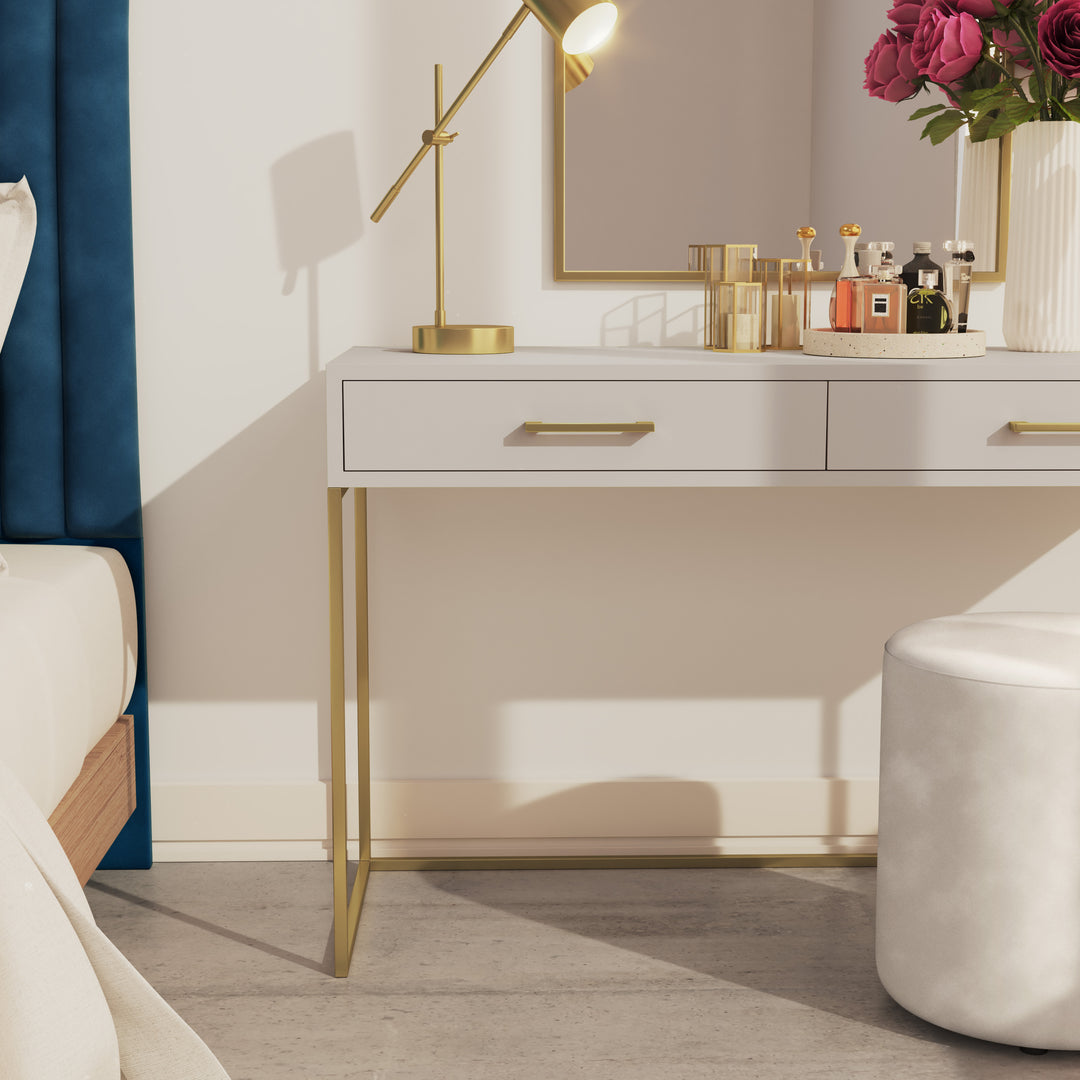 Dresser / Desk Lilo Satin Light Grey