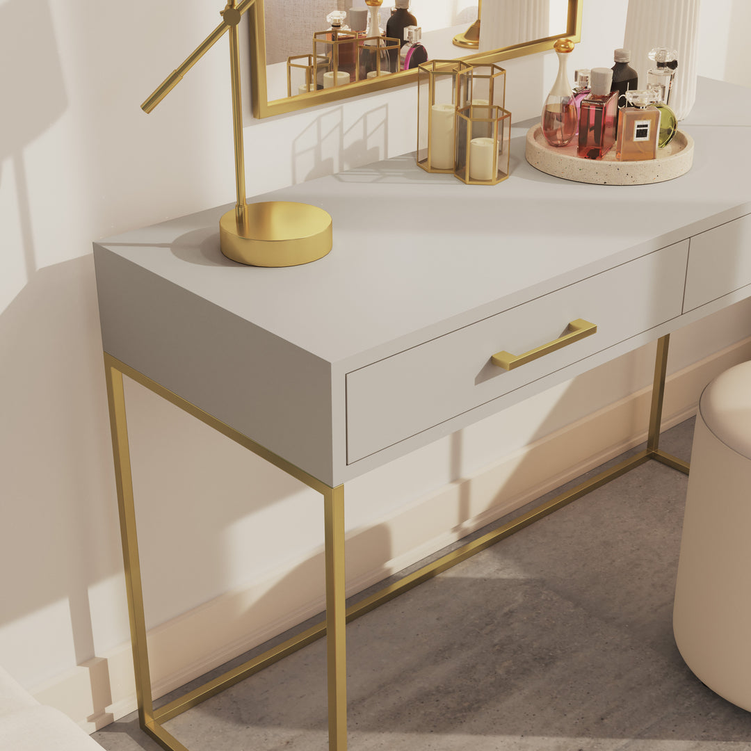 Dresser / Desk Lilo Satin Light Grey