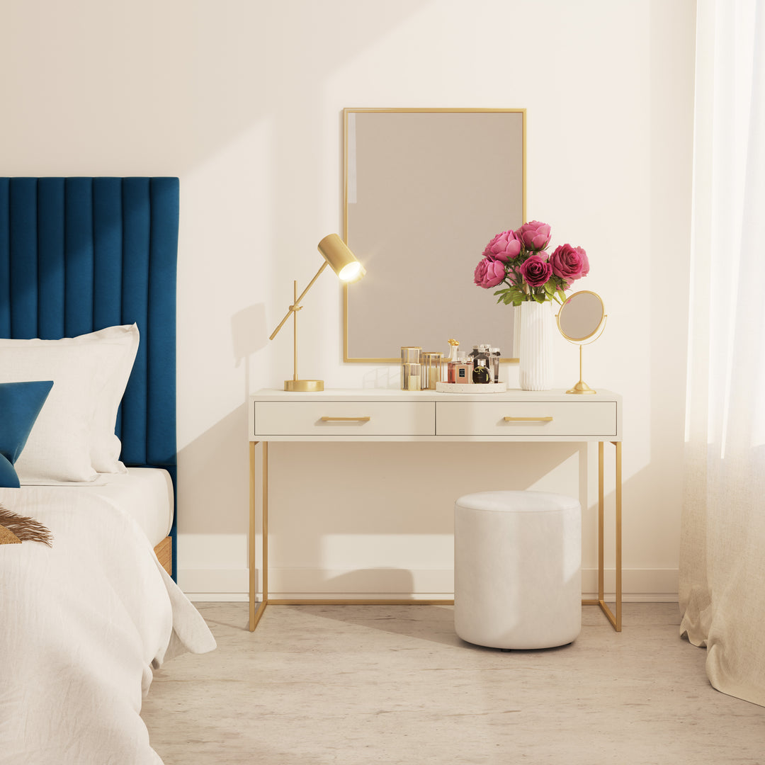 Dresser / Desk Lilo Satin Light Grey