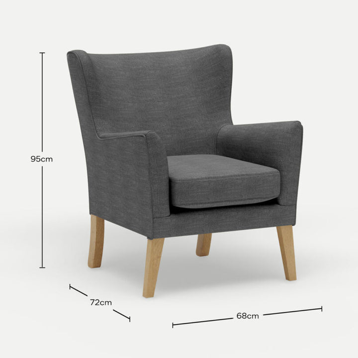 Occasional Chair Shanghai Dark Grey