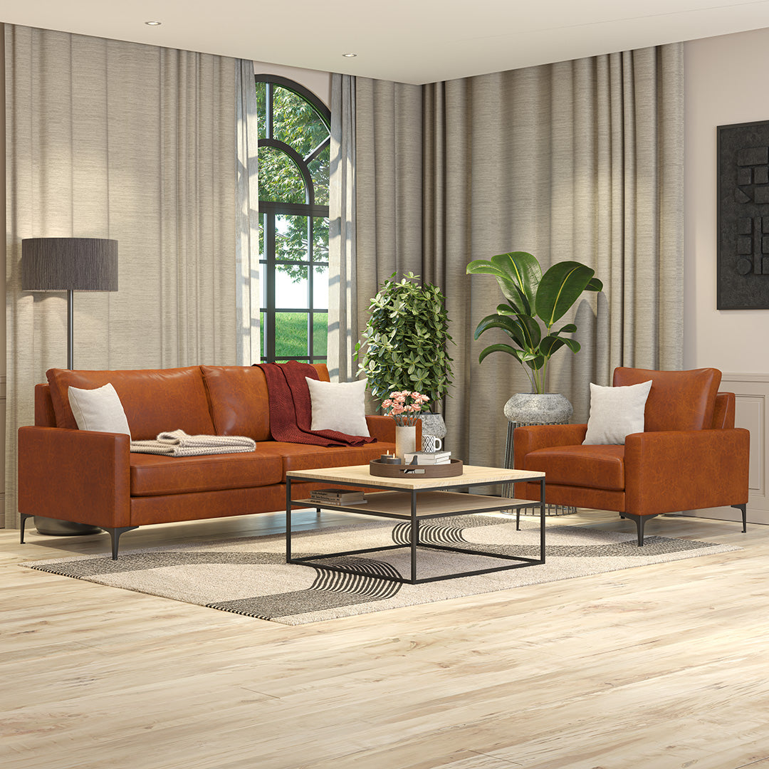 Occasional Chair Urban Tan Premium Leather