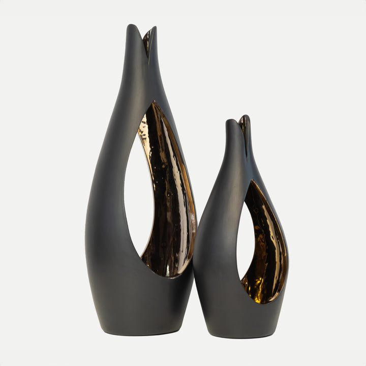 Candle Holder Harper Medium Black