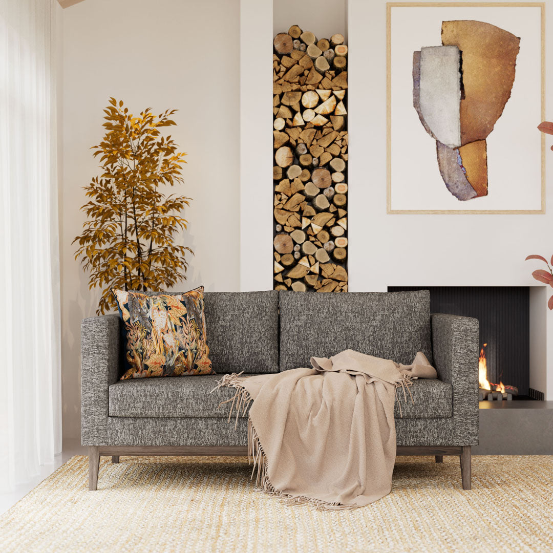 2 Seater Couch Carta Chocolate