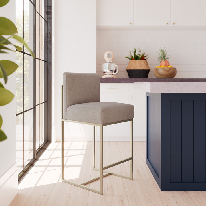 Bar Stool Vena Morada Stone Brown