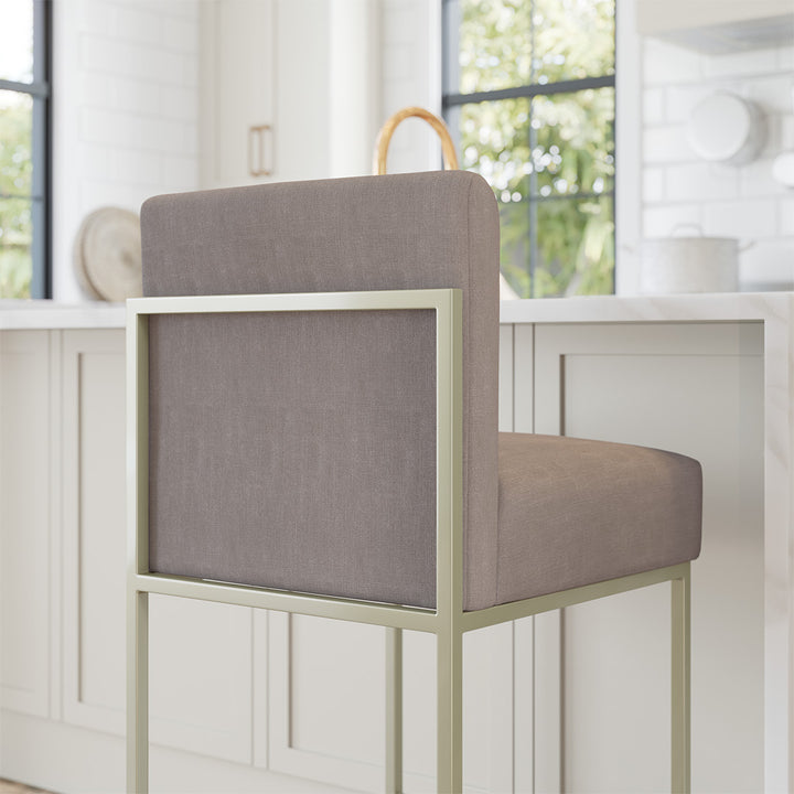 Bar Stool Vena Morada Stone Brown