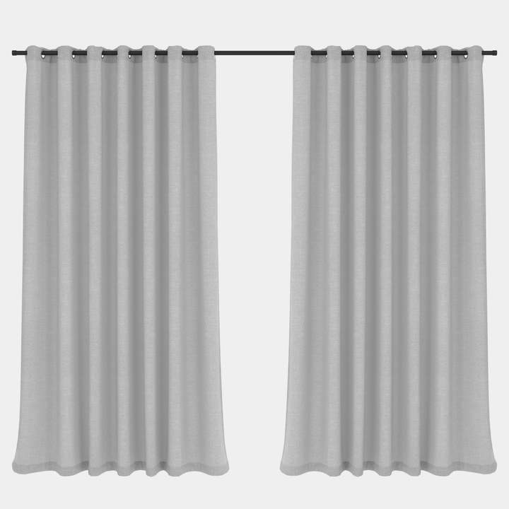 Sheer Curtain Eyelet Light Grey – 230 x 250cm