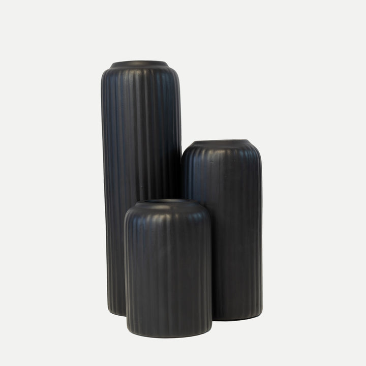 Ceramic Column Stella Medium Black