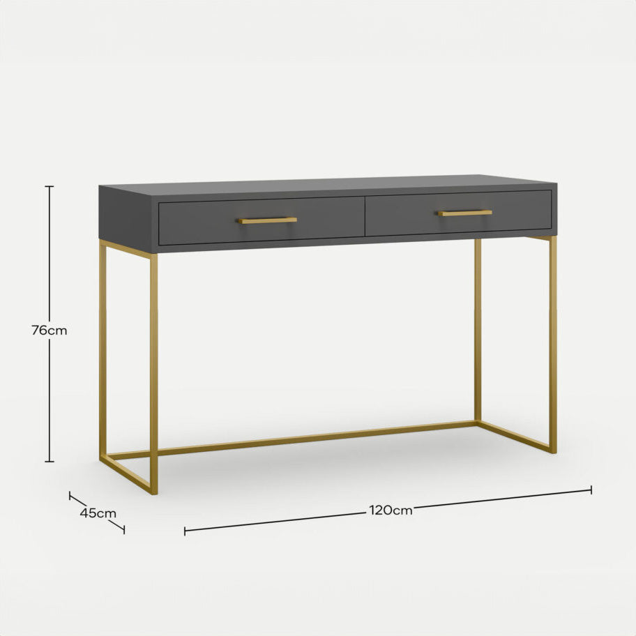 Dresser / Desk Lilo Satin Dark Grey