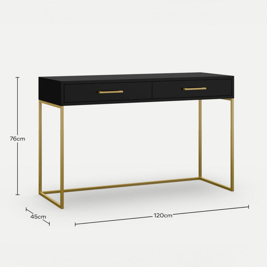 Dresser / Desk Lilo Satin Black