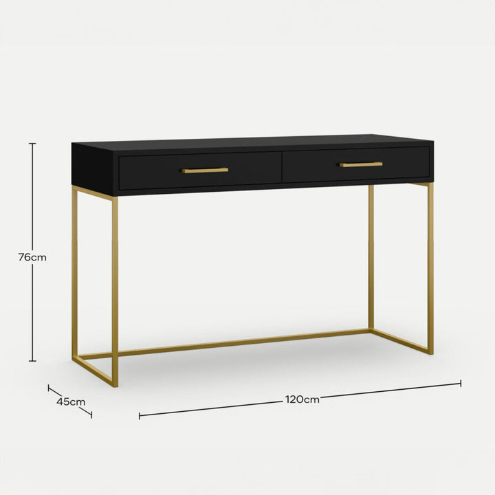 Dresser / Desk Lilo Satin Black