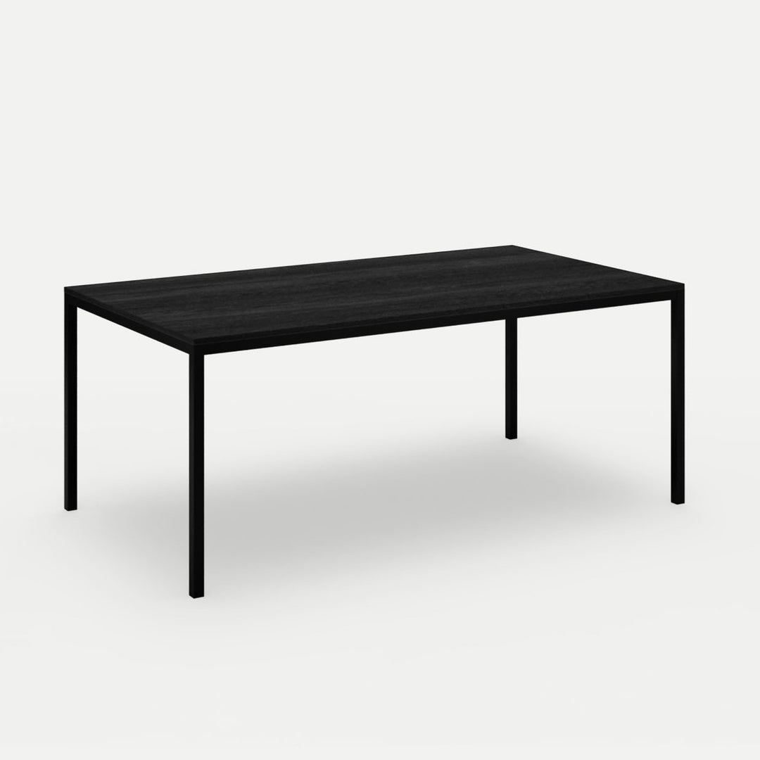 4-6 Seater Dining Table Rahul Jet Black