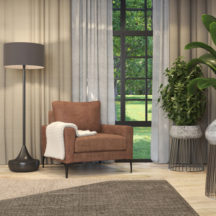 Occasional Chair Urban Wild Whiskey Premium Leather