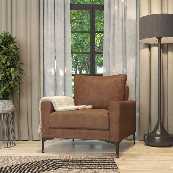 Occasional Chair Urban Wild Whiskey Premium Leather