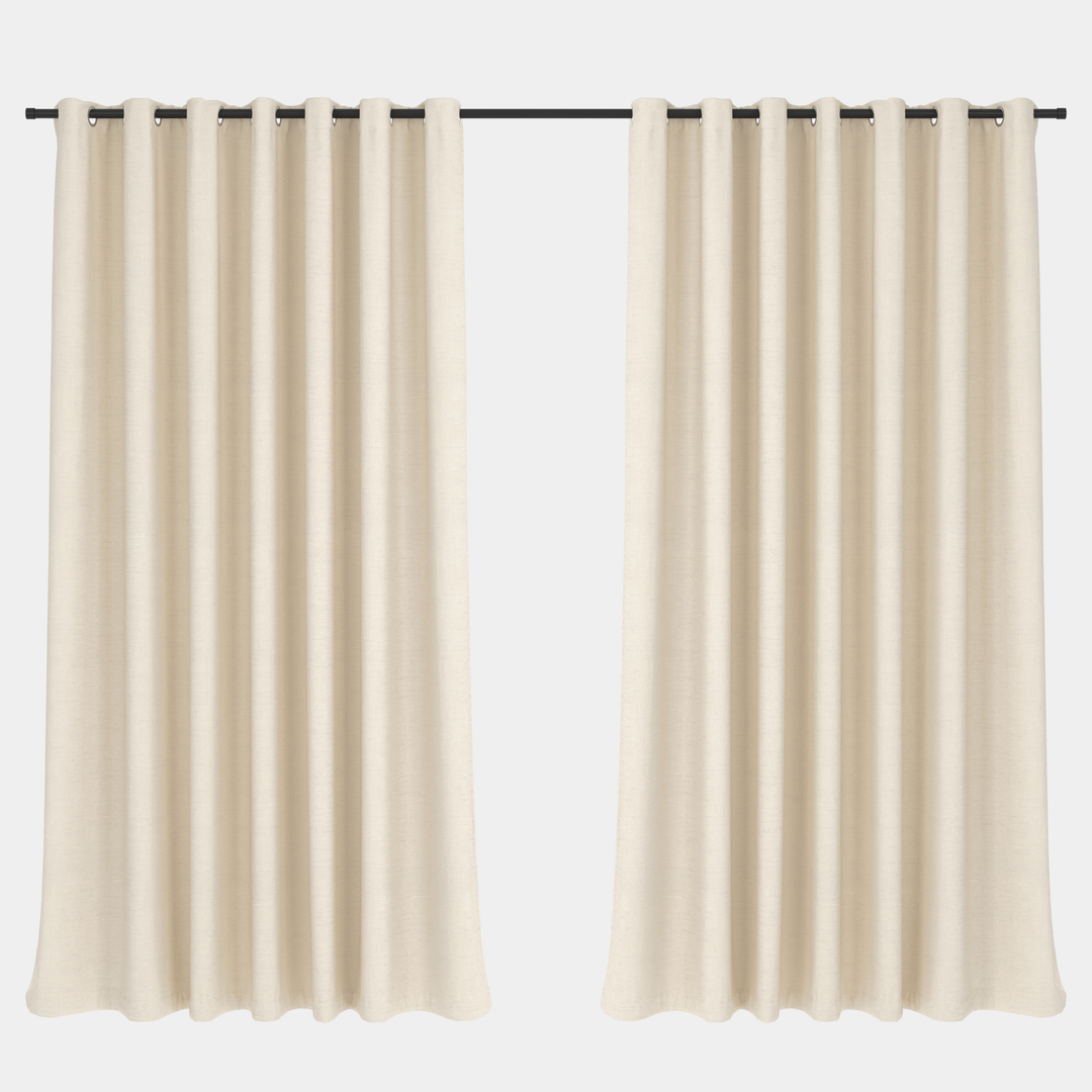 Blockout Curtain Eyelet Vanilla – 230 x 218cm