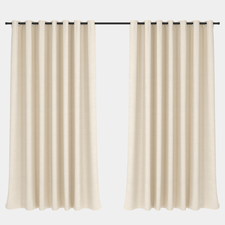 Blockout Curtain Eyelet Vanilla – 230 x 218cm