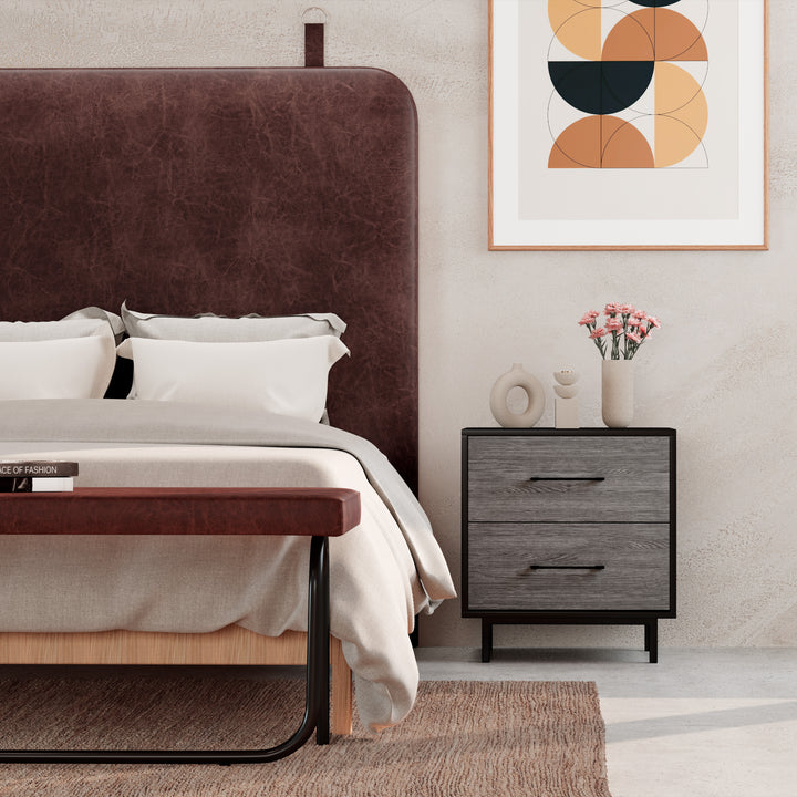 Bedside Pedestal Simi Monsoon Grey