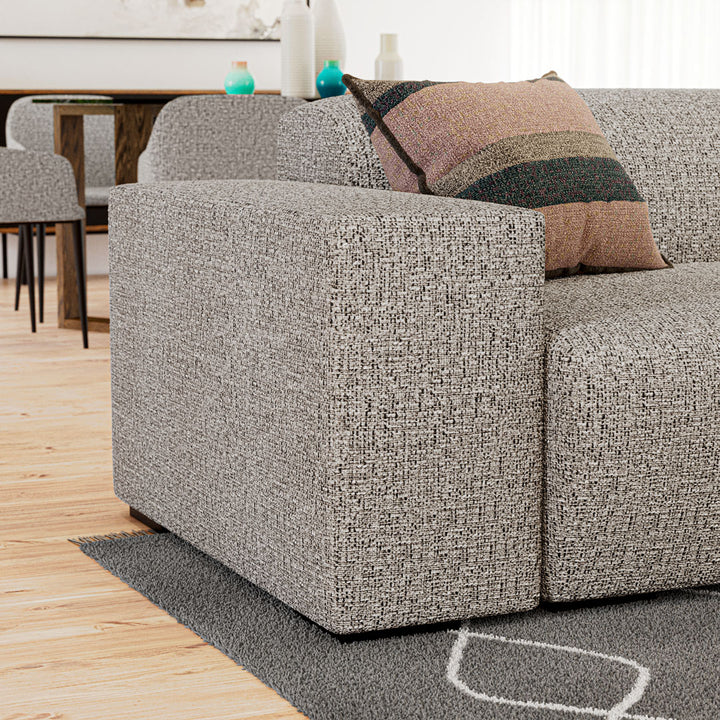 L-Shaped Couch Kuba Grey