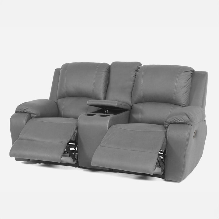 2 Division 2Act + Consol Recliner Paloma Grey