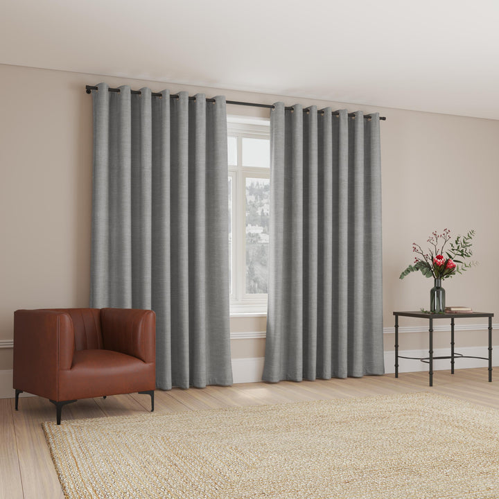 Blockout Curtain Eyelet Storm – 230 x 250cm