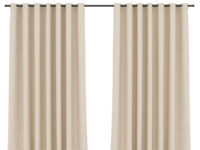 Blockout Curtain Eyelet Sandy Brown - 230 x 250 cm