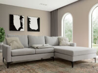 L-Shaped Couch Urban Cement Grey