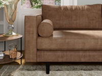 3 Seater Couch Volu Wild Whiskey Premium Leather