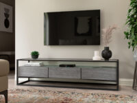 TV Cabinet Barbell Monsoon Grey
